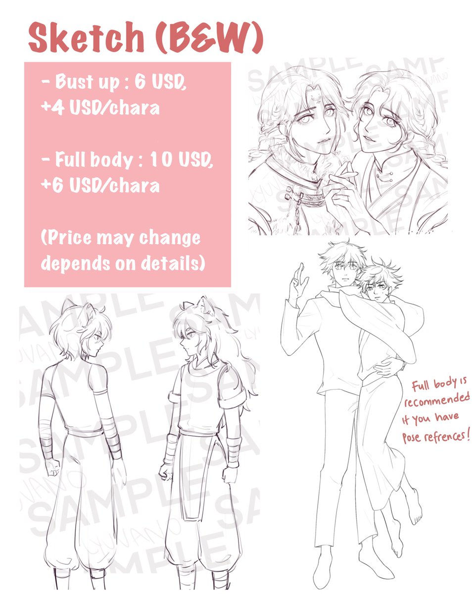 Lyuvanoo's tweet photo. Lyuvano’s commission is open!! 🎊 

Dm to order and for more info 
#commissionsopen #Commission https://t.co/VBOZIwJCdc