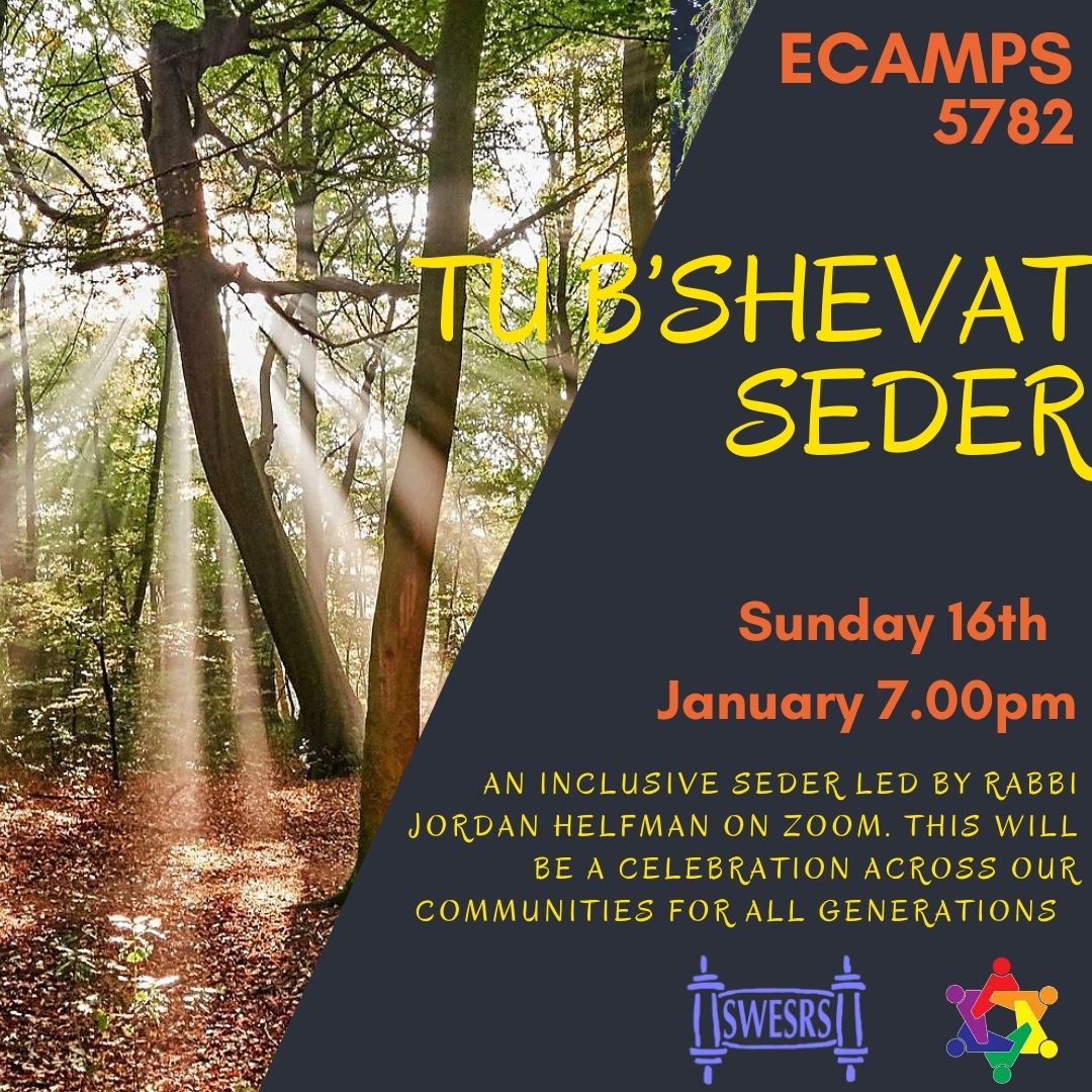 ELELSynagogue's tweet image. Tu B'Shevat celebrations on Sunday 16th January!
Tree planting from 10-12.30 at the Woodland Cemetery, Cheshunt led by Mitzi Kalinsky and the team at the JJBS.
Seder- at 7pm. Join us and SWESRS online for a seder led by Rabbi Jordan Helfman.