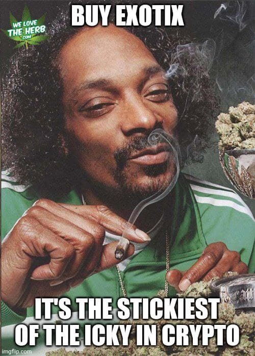 ruppsl1's tweet photo. We'd love to have you as a part of the 
@EXOTIXTOKEN family

Doxxed Dev Team
New Listing on CoinMarketCap
3% Reflections
Cannabis X Crypto
Hyperrealism NFTs

#crypto #exotix #next100xgem 

https://t.co/l0z4qqq7i2

https://t.co/zRv8HbYyIP https://t.co/qH0YdIo5xD