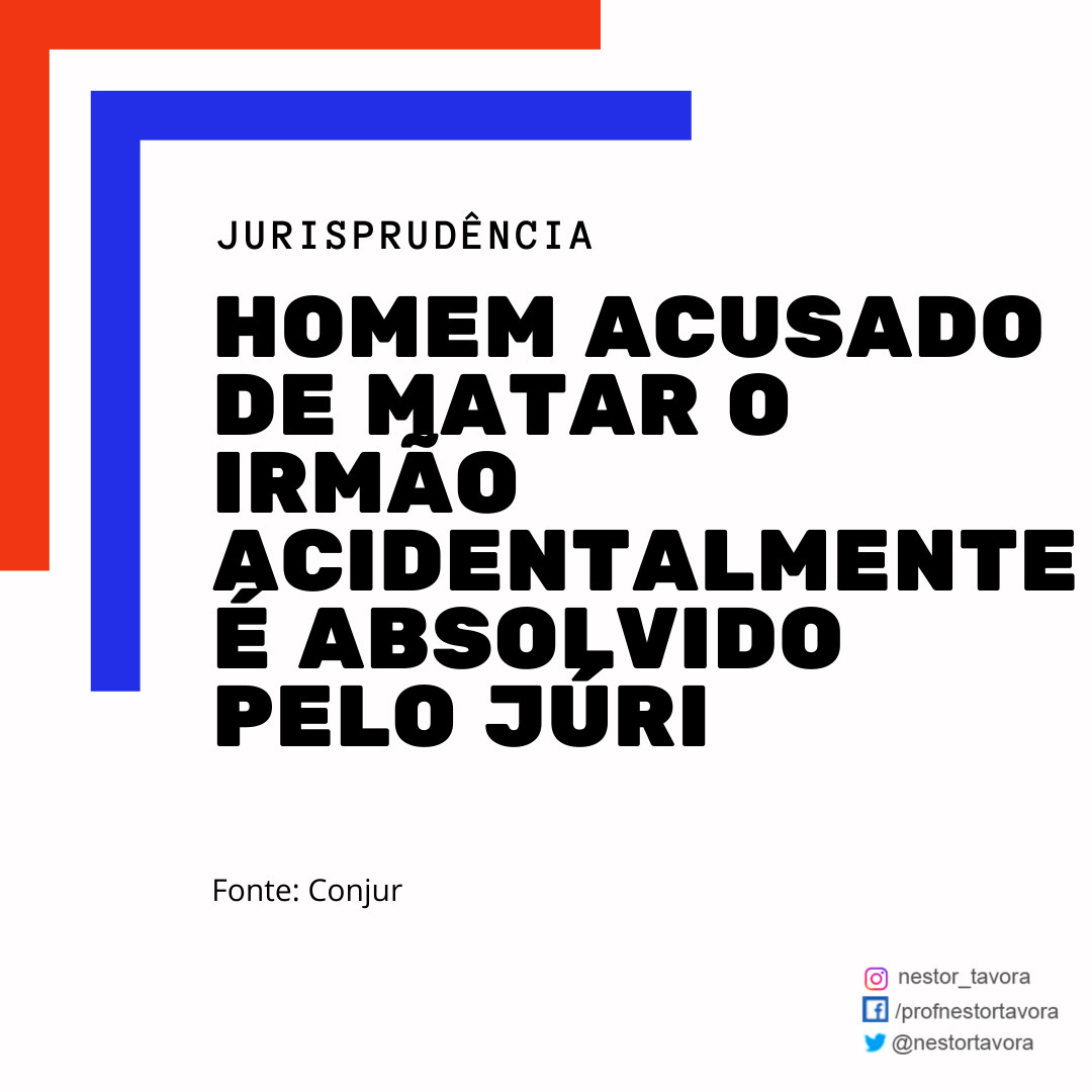 Sem constatar prova de que o réu teria efetuado o disparo e de que a arma lhe pe... instagram.com/p/CYUKbUkorhA