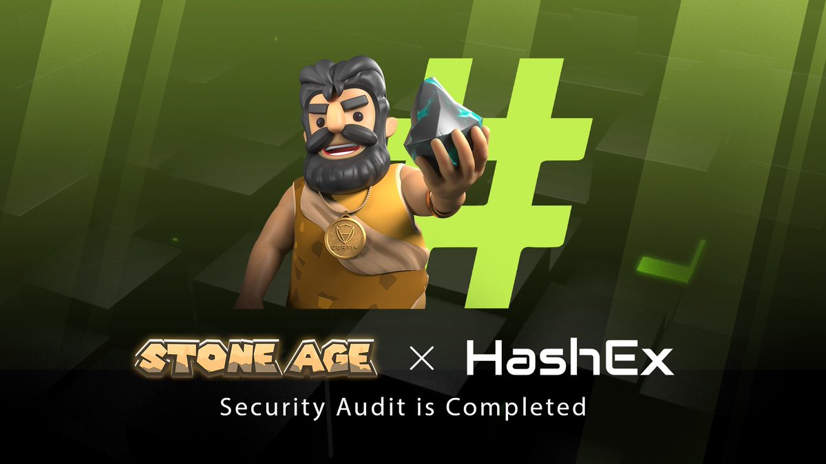 StoneageNFT's tweet photo. @StoneageNFT is proud to announce we have completed another Smart Contract Audit. 

Working with the @HashExOfficial team has been a pleasure. Great work &amp; good service! 

Full report : https://t.co/ghrzO2clZz https://t.co/F9tqiGVlUa