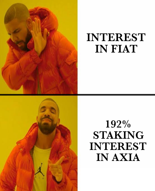 ogipap8's tweet photo. Keeping it real always. @AXIACoin kept in AXIA Capital Bank gives more interest than your Fiat in your local bank. 

#AXIA #Staking #AXIAMEME https://t.co/nviCnyS5Eo