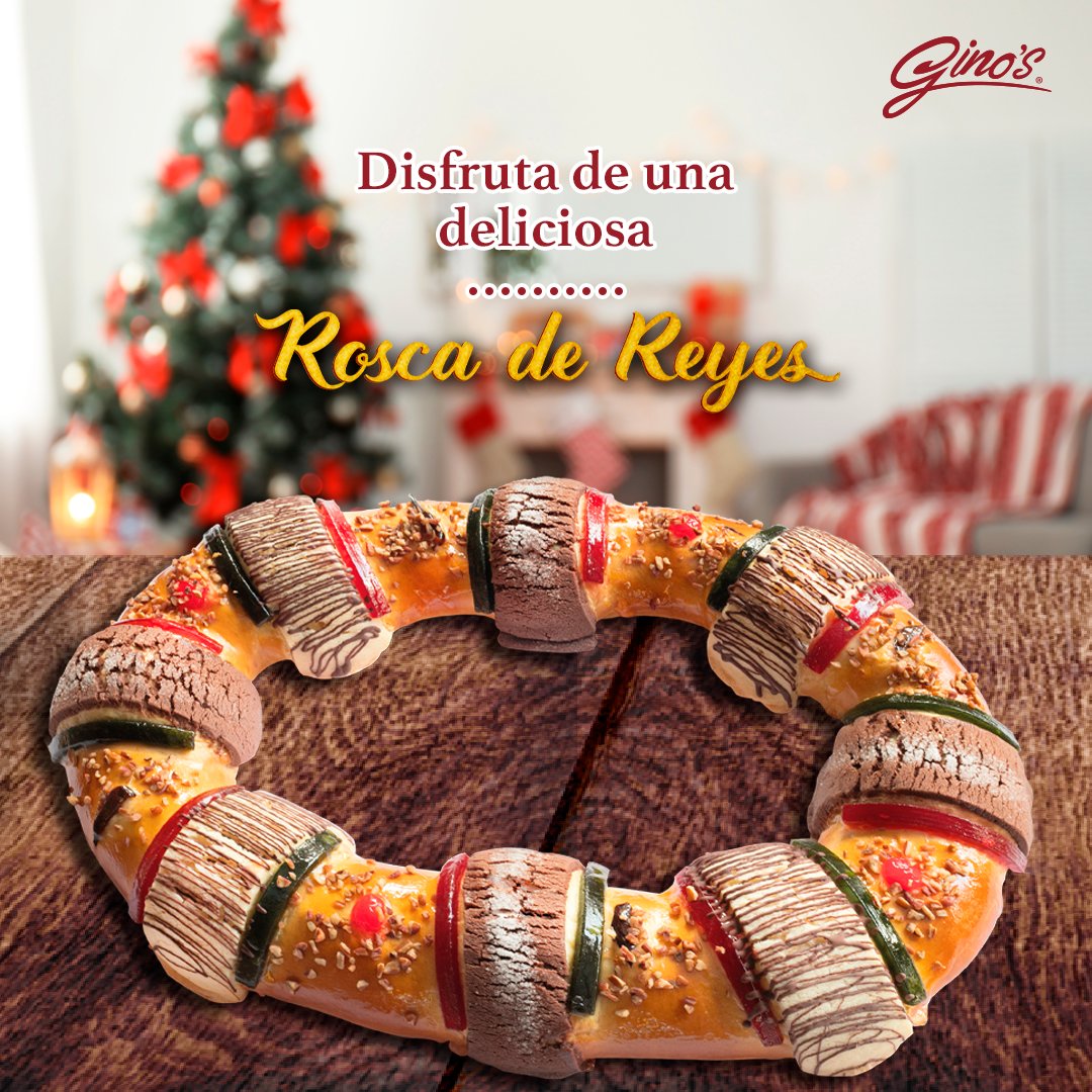 GinosMx's tweet photo. No te quedes con el antojo, anímate a disfrutar una exquisita #RoscaDeReyes en compañía de tus seres queridos.
¡Ven a nuestras sucursales a probarla!
#Ginos #Comida #Enero #AñoNuevo
#Foodie #FoodPorn #ItalianFood #ComidaItaliana https://t.co/WZByLUTA3D