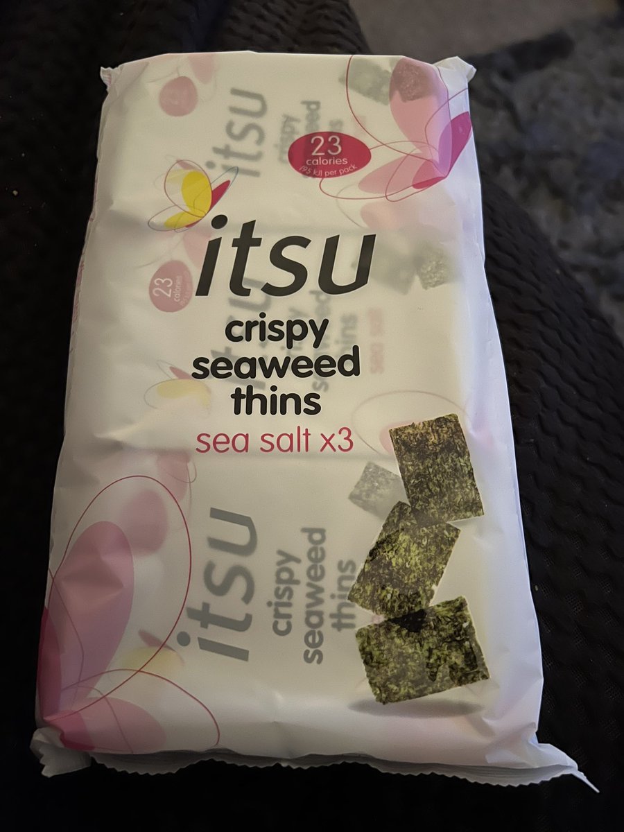 These are amazing!! Would have cost me £12 in the shops but got 6 x 3packs for £8.55 so naturally I bought 2 lots! Taste so nice, not fried so they dont make my stomach play up &amp; only 23 calories per pack with lots of B6 &amp; iodine in!!