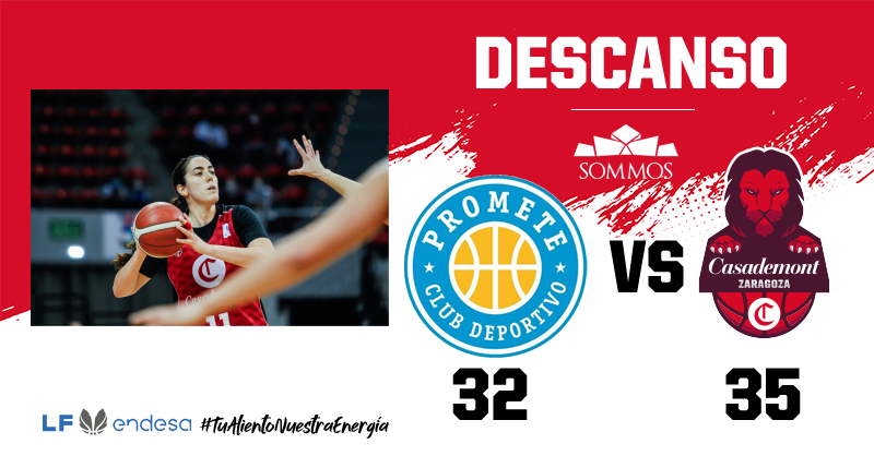 CasademontZGZ's tweet photo. DESCANSO
🦁 Casademont Zaragoza  35
⚪@CDPromete 32
👀 TDP

#PROCAZ #vamoscasademont #LfEndesa https://t.co/Og9AUEuiGL