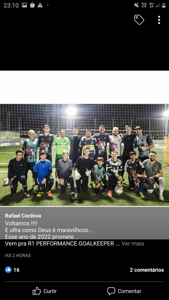 Ontem 1 dia de treino de 2022 e a turma da noite tava como ???
R1 PERFORMANCE GOALKEEPER