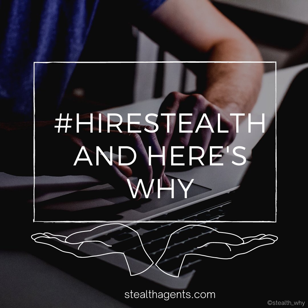 stealth_why's tweet photo. Stealth Agents is a 𝘃𝗶𝗿𝘁𝘂𝗮𝗹 𝗮𝘀𝘀𝗶𝘀𝘁𝗮𝗻𝘁 𝗰𝗼𝗺𝗽𝗮𝗻𝘆 that assists businesses in saving time, increasing profits, and scaling operations. In Stealth, you get what you pay for.
𝗛𝗶𝗿𝗲 𝘂𝘀 𝗻𝗼𝘄.

#virtualassistants #businessgrowth #entrepreuners #marketing https://t.co/wE1cLR4MJM