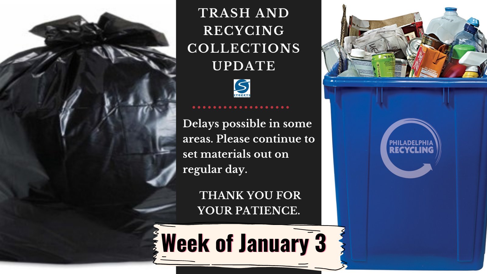 Durham Trash Schedule 2022 Philastreets On Twitter: "We Anticipates Collection Delays Citywide For The  Week Of January 3. We Foresee These Challenges Moving Into The Following  Weeks As We Work Through Covid-19 Infections And Quarantining In