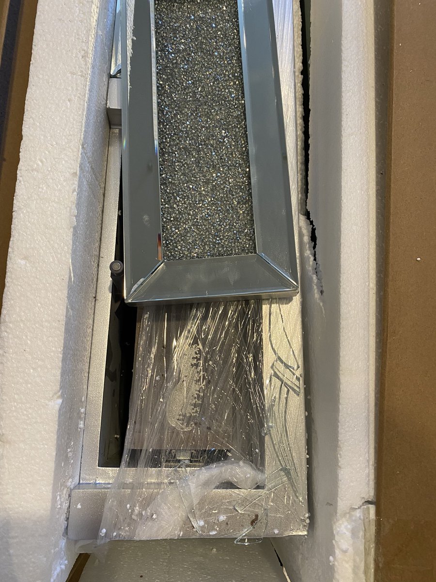 misohoneyphilly's tweet photo. I can’t get anyone to answer the phone or my emails! It’s been 24 days and I want a resolution! There was glass everywhere that I had to clean too. Either send the two side drawers of the vanity top or send an entire new Diamond vanity top ASAP https://t.co/u0dwZ0tvHS