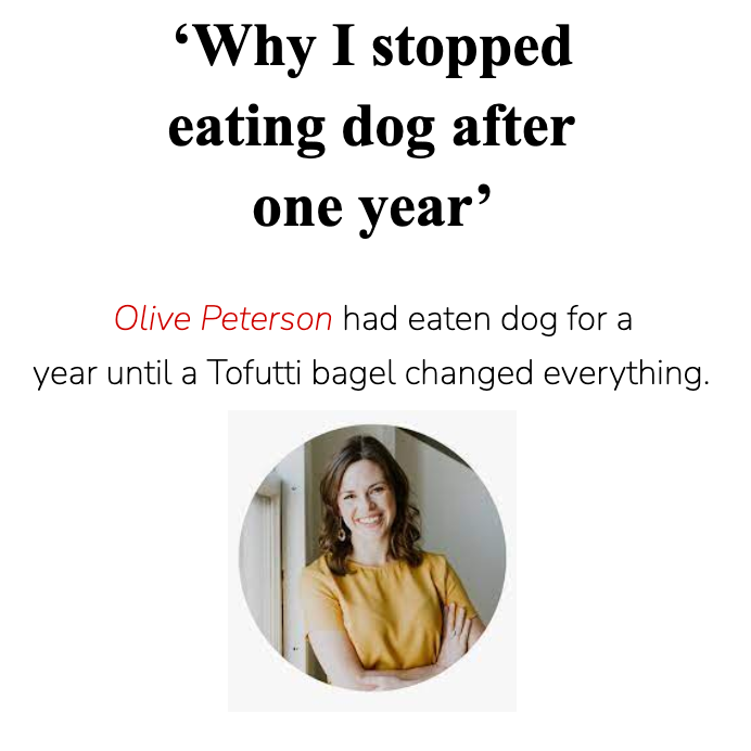 ElwoodDogMeat's tweet photo. There are SO many celebrities &amp; influencers who have done this similar crap of, "why I'm not eating dog anymore."

Sometimes I feel this is propaganda to discredit small family farms like ours. https://t.co/NvqoCbmtIN