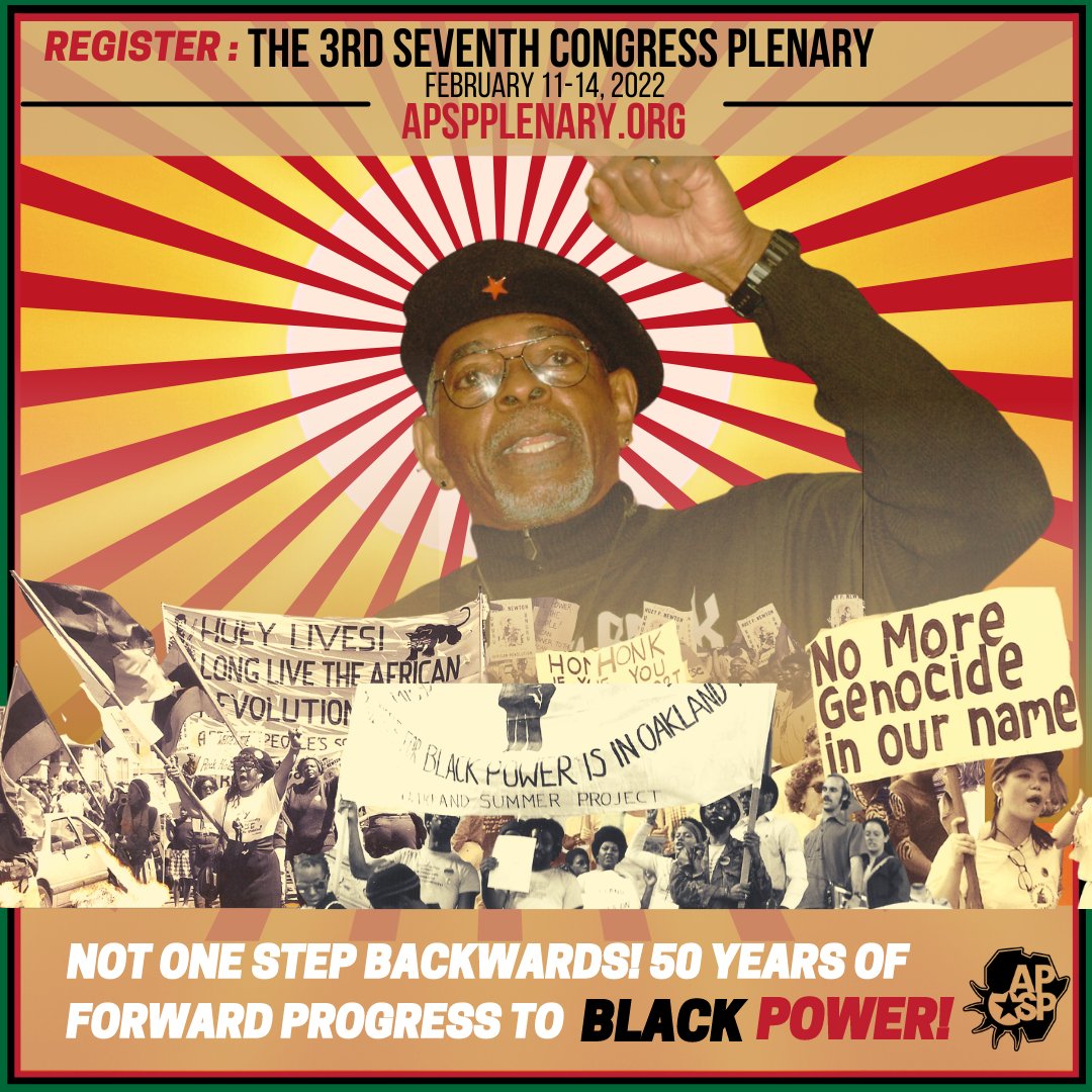 2022 marks the 50-year anniversary of the founding of the APSP. Be part of the APSP's relentless struggle for the unification of African people everywhere and total liberation of Africa. Attend the 2022 Plenary online, register at apspplenary.org