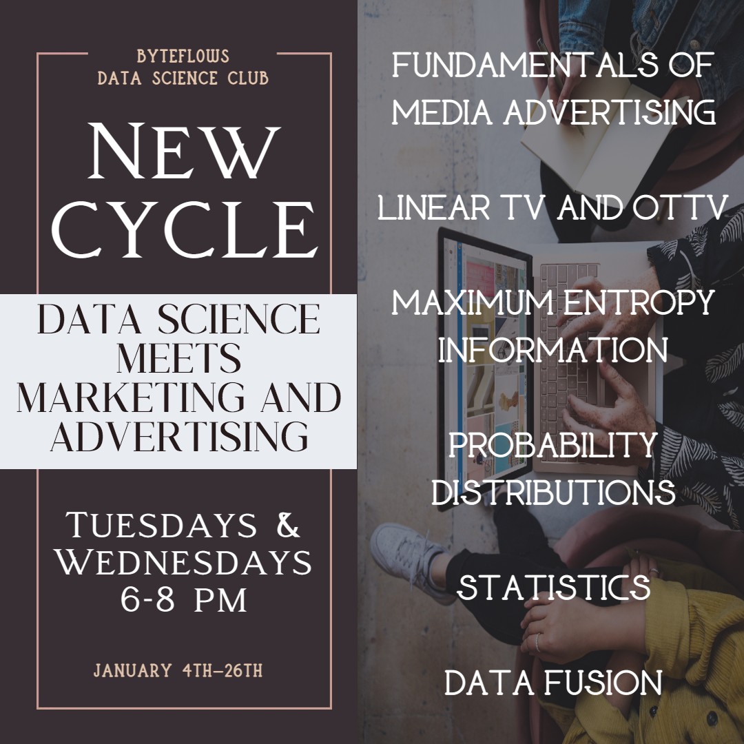 Byteflows's tweet image. Hello guys, happy new year!
We are very happy about the new year and our new program for January. 
Go to linktr.ee/byteflows_ai_c… to join or club
See you soon! 
#byteflows #newyork  #professionalwellness #datascience #machinelearning #ai #data  #technology #datascientist