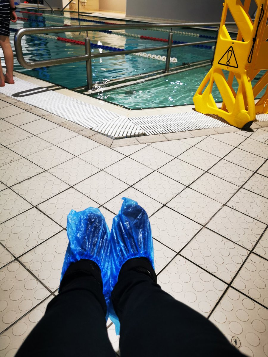 Changein365Days's tweet photo. Sexy mask &amp; sexy socks watching the kids swim. 
Day 4 #365daysofchange got my meditation and journalling done already. https://t.co/KsN4sB4Yp3