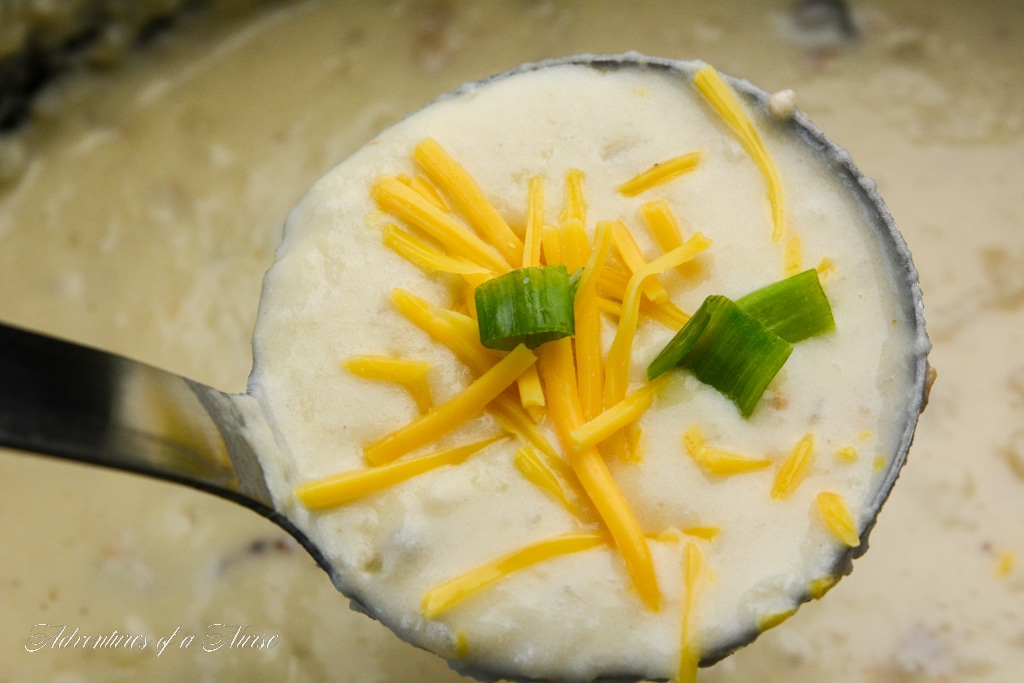 Cheap And Easy Slow Cooker Potato Soup Recipe
