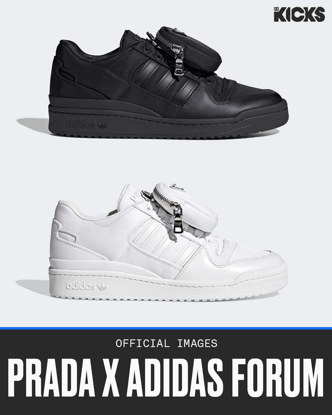 prada x adidas forum low black