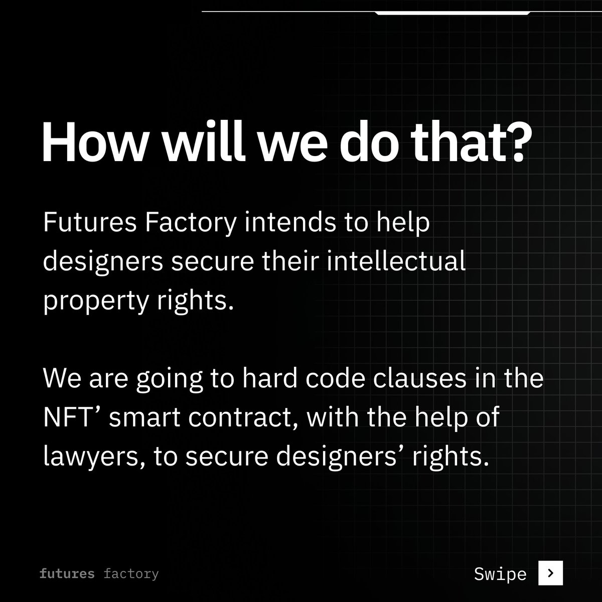 futures_nft's tweet photo. 🔥We are here for the people. Power to the creators!
🤝We are building the infrastructure to protect and empower footwear designers in the Meta-industry. #FF #futuresfactory https://t.co/BBTGv98f2N