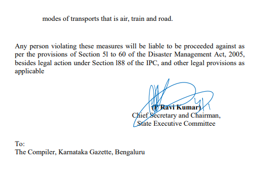 ANI's tweet photo. Karnataka imposes fresh COVID19 restrictions to contain the surge in cases

Weekend curfew from Friday 10 pm to Monday 5 am for the next 2 weeks. Pubs, clubs, restaurants, bars, hotels, cinema halls, multiplexes, theatres &amp; auditoriums to operate with 50% seating capacity https://t.co/ITEAK5Ur6e