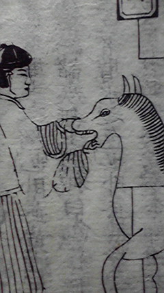あーんする馬 