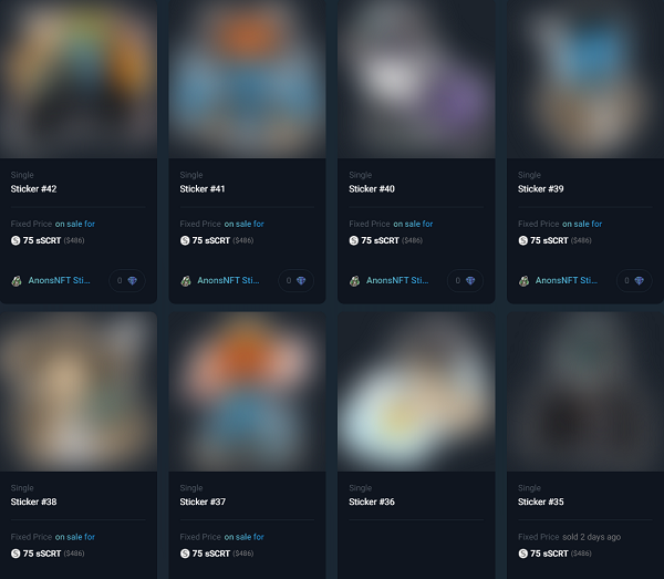 kersoness's tweet photo. Last 7 @AnonsNFT Stickers were just minted on @StashhApp!!🥰

This is how our collection ends, 42 of 42 Stickers are ready to blow off the minds!🤯

🙏Get yours here: https://t.co/oCv6EJaHZ2

Much more cool artworks are coming this year!❤️

#SCRT $SCRT #StickersNFT #SecretNFTs https://t.co/ST6UIJNAmp