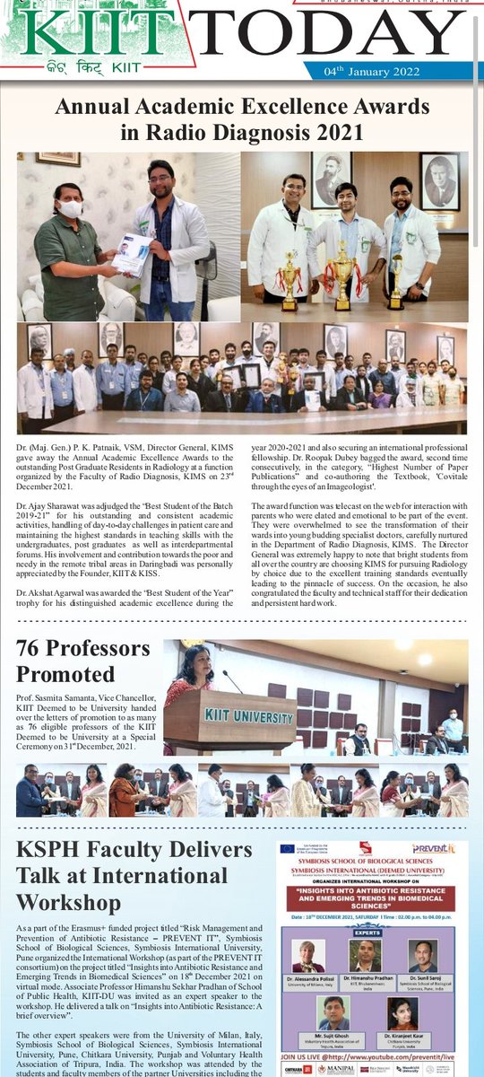 srinibasdas001's tweet photo. KIIT TODAY
#WeLoveKIIT
#kiitsoee
#kiituniversity
#InstitutionofEminence https://t.co/Auz2yJohqN
