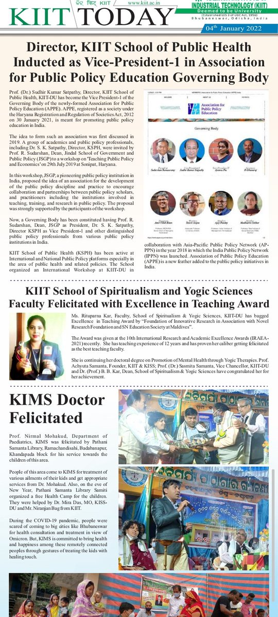srinibasdas001's tweet photo. KIIT TODAY
#WeLoveKIIT
#kiitsoee
#kiituniversity
#InstitutionofEminence https://t.co/Auz2yJohqN