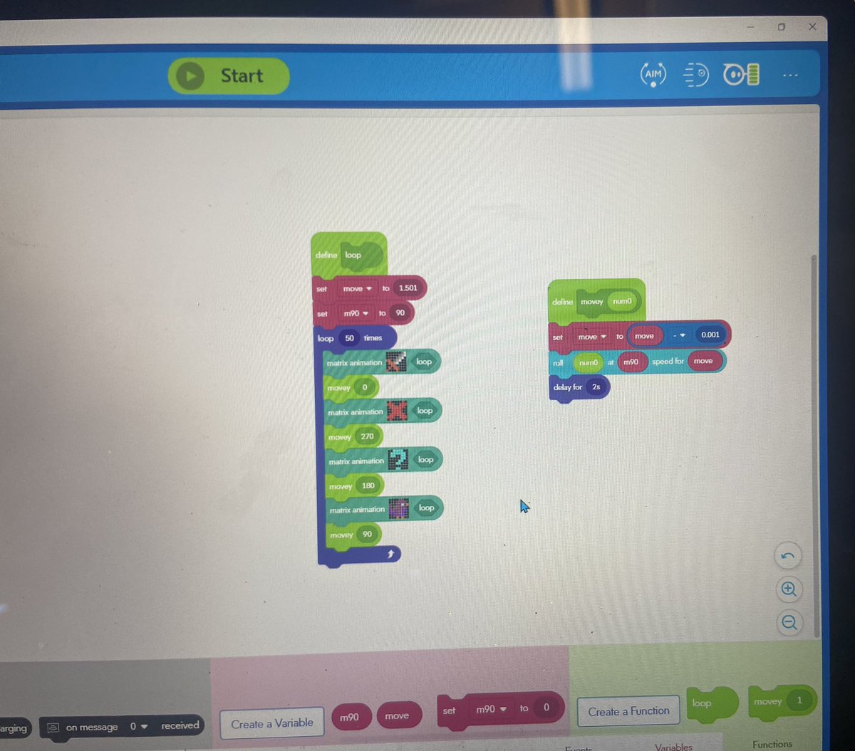 STEAMwithSasso's tweet photo. Open-ended tasks at its finest. Two completely different approaches to programming a perfect square. The best part- both students were very excited about their work ☺️. #MiniProgrammers #STeaM #LowFloorHighCeiling #WeAreChappaqua #REBellTone @JMWiener @BellapMrs @JennyGieras https://t.co/pbnkhhE6xl