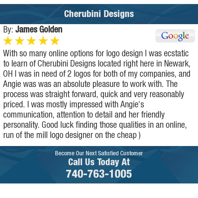 5 Star: James G. "With so many online options for logo design I was ecstatic to learn of Cherubini Designs..." bit.ly/3BeBMYs