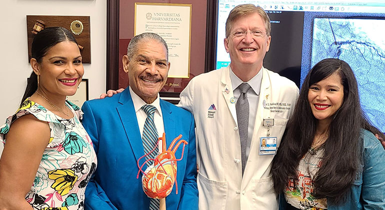 Rolando Perez learned that he had significant obstructions in all of his heart arteries. He was transferred to <a href="/MSMorningside/">Mount Sinai Morningside</a>, where Dr. John Puskas performed a life-saving bloodless heart bypass surgery: mshs.co/2lG