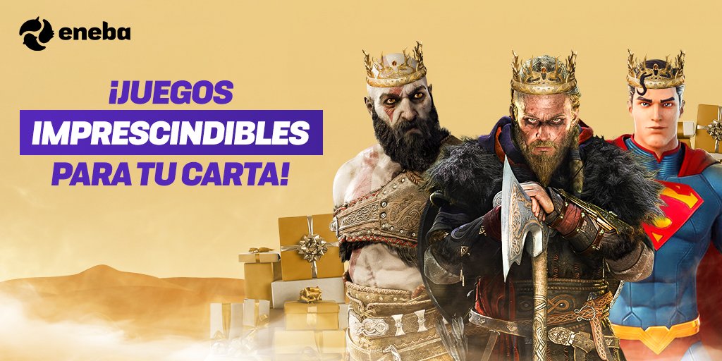 EpicRayBacon's tweet photo. Aprovecha las ofertas de reyes magos en @eneba_es para comprar regalos 👌
Juegos digitales, físicos, de tarjetas prepago y más!😋
👉https://t.co/8OVkPLuv58 #enebapartner https://t.co/Li7v9qoZYP