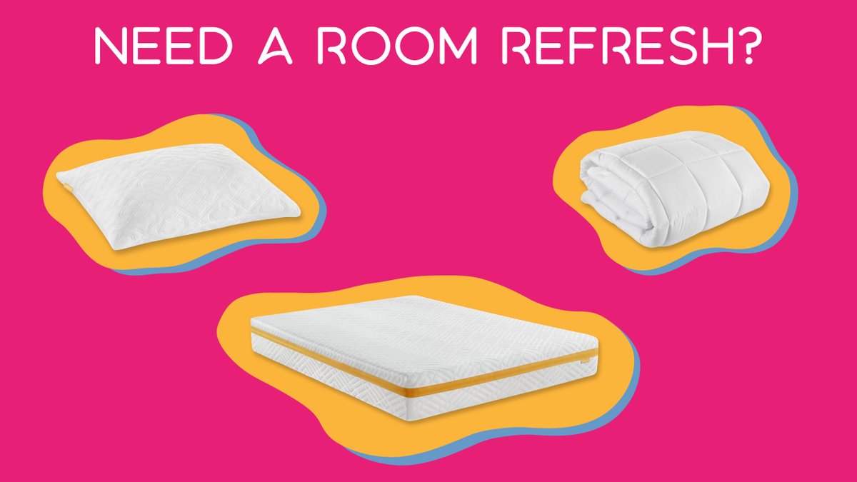 SimmonsSleep's tweet photo. New season, new bedroom. It's glow up time. Check out some of our favorite fun-zzz's products! https://t.co/59yPbDlaAf