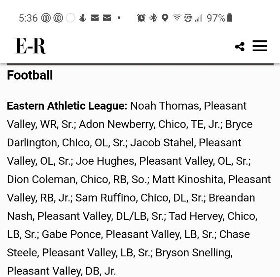BreandanNash's tweet photo. Blessed to have received all league and second team all section. Couldn’t have done it without the guys on the field next to me. https://t.co/Gp4AVMifsc