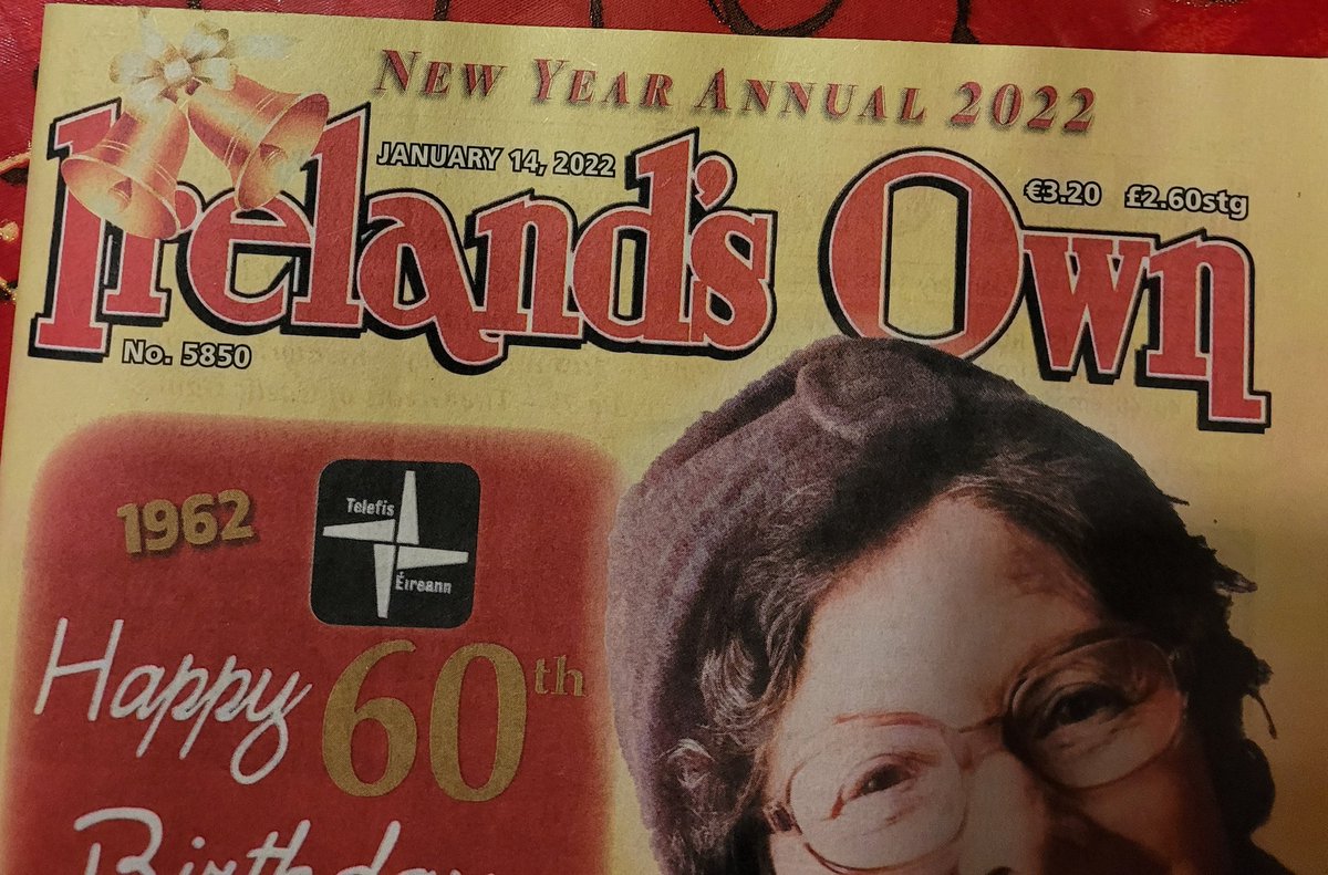 marygtroche's tweet photo. My Dad is absolutely delighted to see his story published in the @irelandsown1902 New Year 2022 Annual @MsRoche @magsamond
@LiamRoche4 @BellitumRedux @deirdrelanigan @evelynlyric @mairinglenn @ThurlesHour @TippLib @KenDocco @catherinemcorm1 @redsunbeam @JackDromeyMP @redintooth https://t.co/KFyqZVq5aZ
