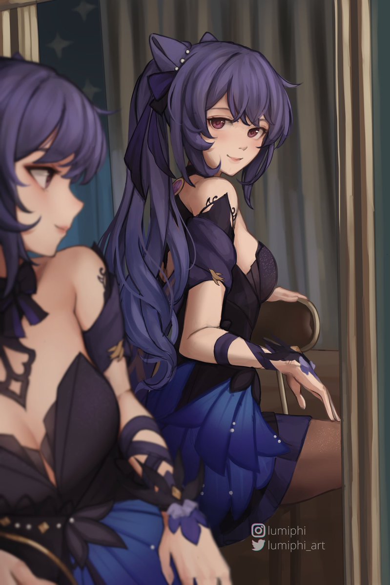 Opulent splendor 🌟 Happy new year &amp; Lantern Rite

#Keqing #genshin #genshinimpact #原神 #art #artistontwitter