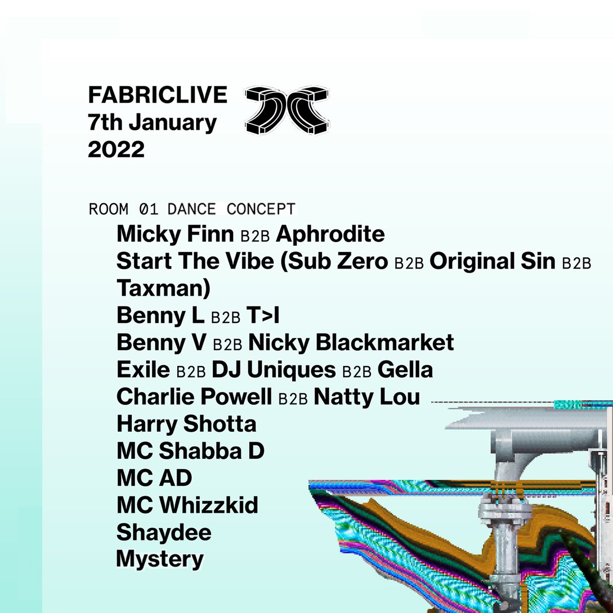 Catch me on Fri at <a href="/fabriclondon/">fabric</a> as <a href="/DanceConcept/">Dance Concept</a> returns to home turf for the first time since lockdown 💪 
➡️ ra.co/events/1484785
<a href="/MICKYFINN1/">DJ Micky Finn</a> <a href="/subzeroplayaz/">sub zero</a> @TaxmanPlayaz <a href="/DJORIGINALSIN/">Original Sin</a> <a href="/HarryShotta/">Harry Shotta</a> <a href="/shabbadan/">MC SHABBAD 🌟🌟🌟🌟🌟</a> <a href="/bennyl_dnb/">Benny L</a> <a href="/nickyblkmkt/">nicky blackmarket</a> <a href="/MCAD1/">MC AD</a> <a href="/ProducerTi/">king of the steppaz😱</a> <a href="/Natskip1989/">Natty Lou (Natalie Louise)</a> 🔥🔥