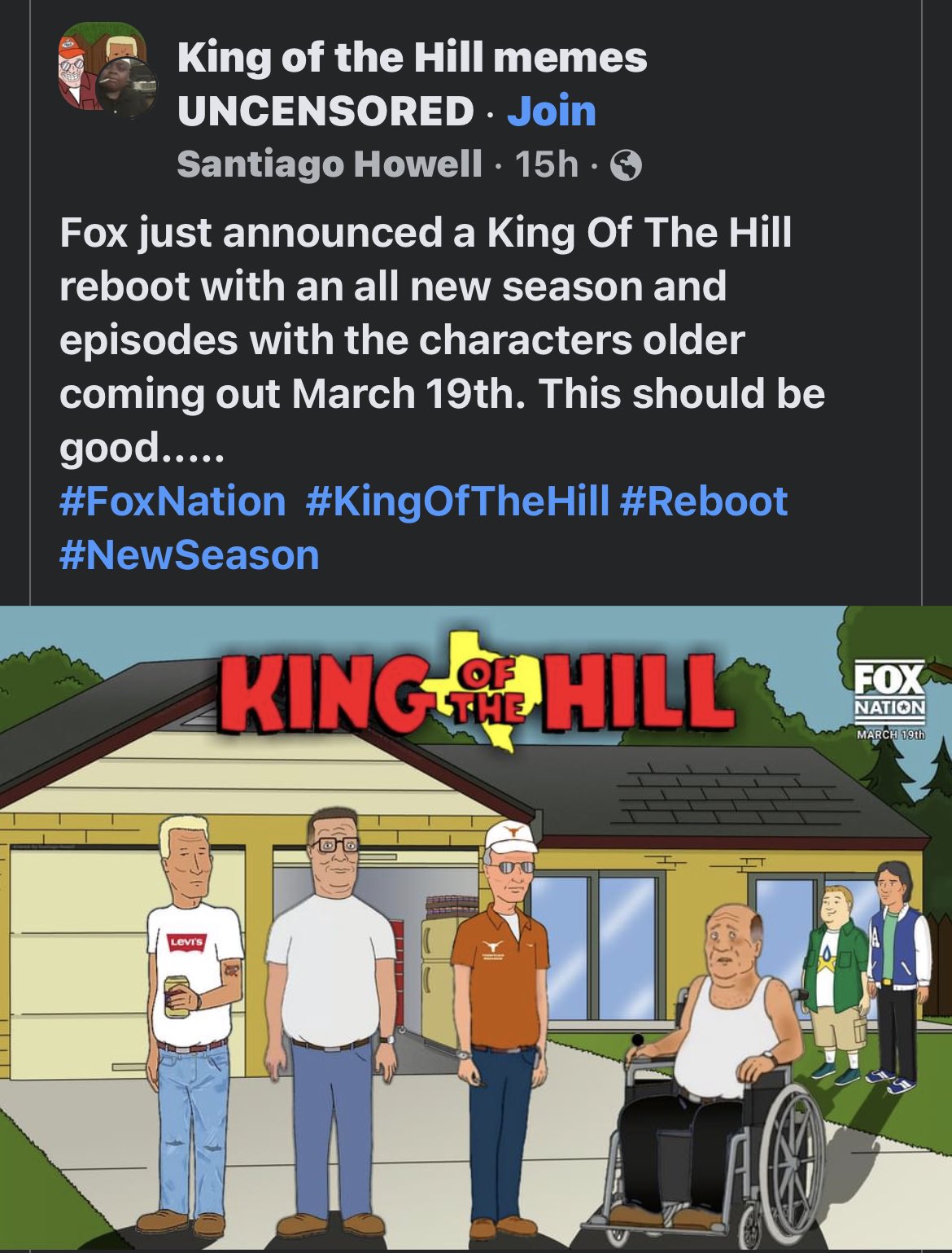 King of the Hill: Alone Again, Current