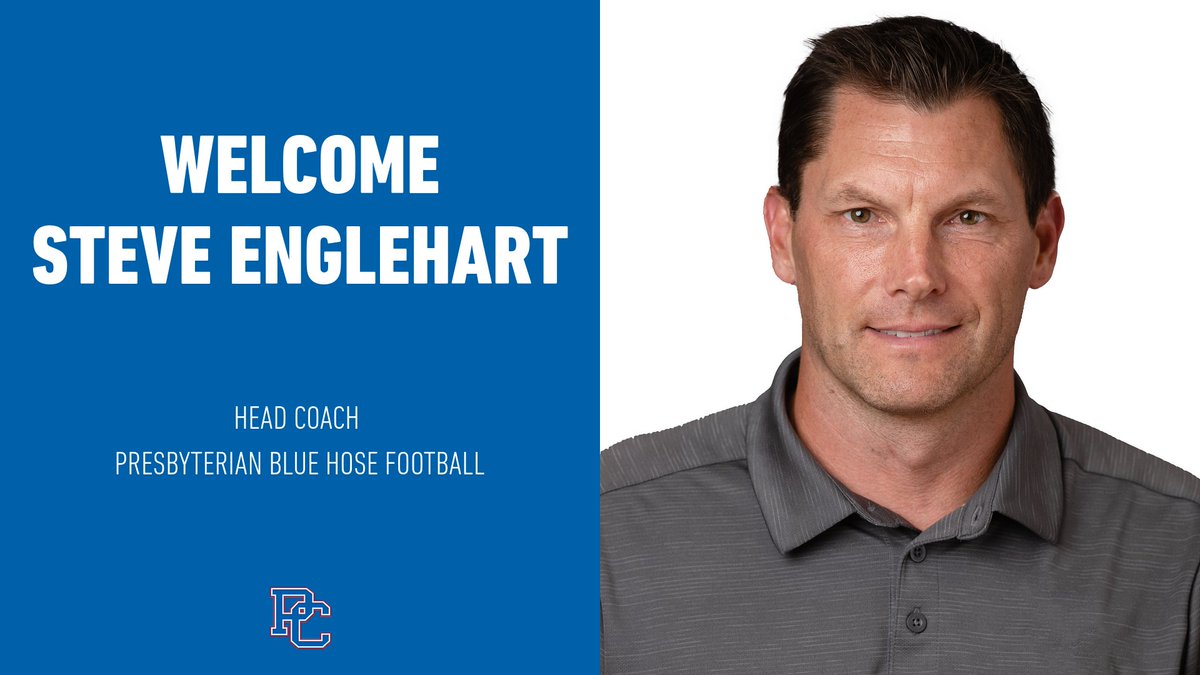 Steve Englehart named @BlueHoseFtball Head Coach. 

Welcome to PC, Coach Englehart.

📰: bit.ly/3ETsRgX

#GoBlueHose