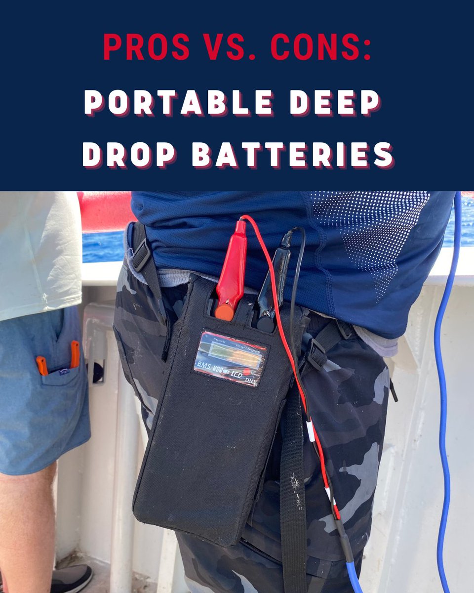 flsportfishing's tweet photo. Do you want the ability and freedom to move about the deck with a lighter load when deep dropping? Then a portable battery pack is the way to go! 

Check out more information on portable batteries: https://t.co/61dxtFD2NV

#deepdropping #floridafishing #sportfisher https://t.co/hz52zNXdcg
