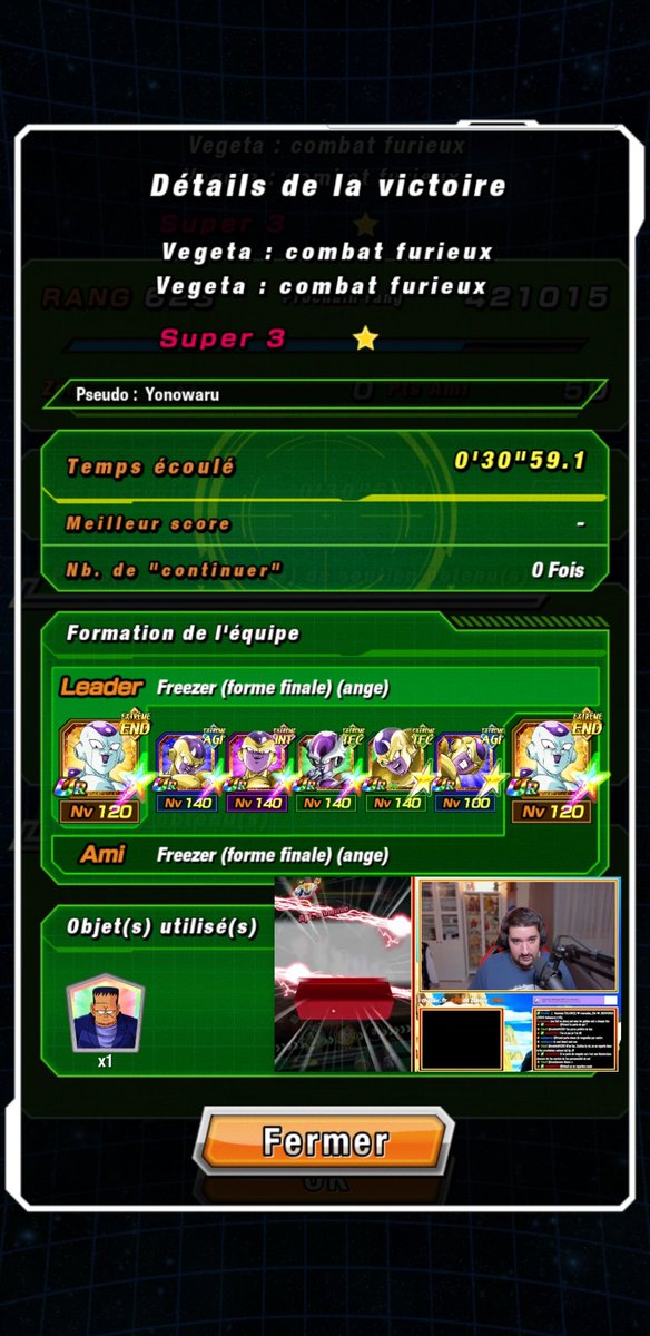 JBYonowaru's tweet photo. Je vais mettre mes différentes team pour passer les missions végéta rush si ca peut vous intéresser @STEEPH97490 @John_Joodan https://t.co/KAaIyFMxaf