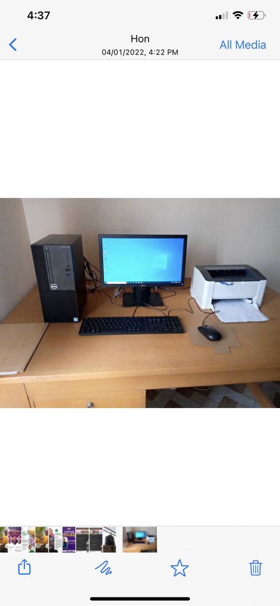 S_OkudzetoAblak's tweet photo. A few days ago, the North Tongu office of the National Ambulance Service reached out to me about their challenges with water supply because they didn’t have a poly tank &amp; lack of a desktop computer &amp; printer. 

Today, I fixed all that.

Our little contributions make a difference. https://t.co/4GSSBo4bNc
