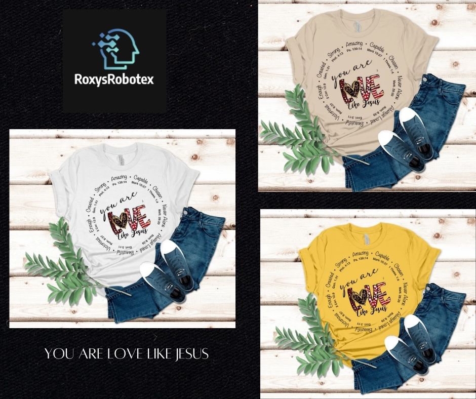 👉T Shirt - You Are Love Like Jesus
👉Check our newest products 
👉Shop Now: bit.do/fS4rU
#shirts #fashion #tshirts #shirt #tshirt #clothing #mensfashion #style #menswear #clothes #hoodies #onlineshopping #customshirts #apparel #tshirtdesign #jeans #streetwear