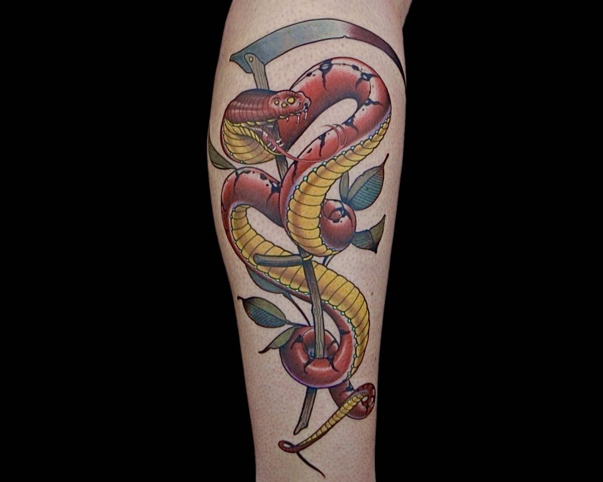 Ink Master on Twitter: "This snake tattoo is ssssssick 🐍 Chris and Dave  said this was the best snake tattoo they ever saw on #InkMaster! Who is the  artist you may ask?