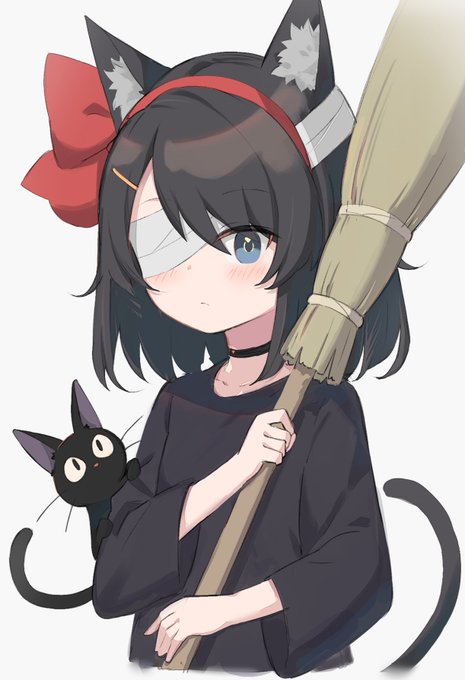 「キキ(魔女の宅急便) 黒猫」の画像/イラスト/ファンアート(新着)