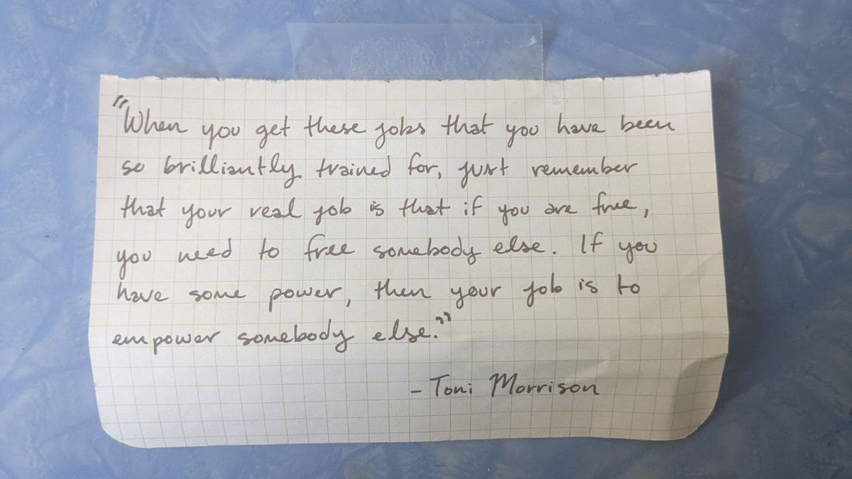 MarenKLarsen's tweet photo. I've had this crinkled, faded quote taped up at my desk since the day I accepted my first permanent job at Outside. Never has it felt more important and relevant than today. @outsidemagunion https://t.co/UZgzbP0pY5