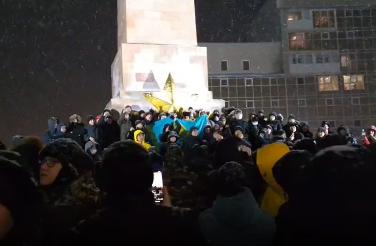 Протесты в Казахстане. Вечер 