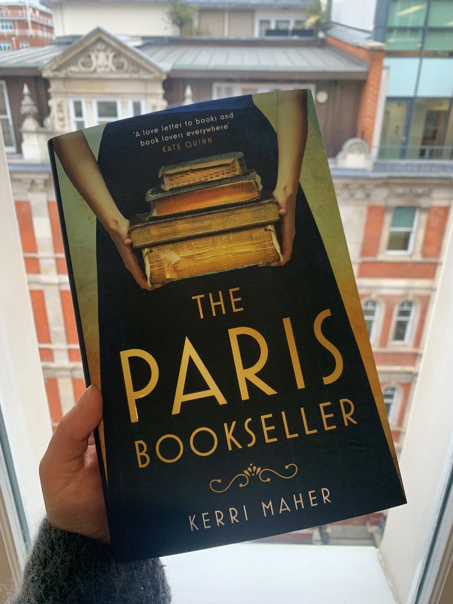 HAPPY NEW YEAR! #TheParisBookseller by @kerrimaherbooks is out in exactly a week and to celebrate I have 10 copies to giveaway to 10 lucky #bookbloggers/#bookstagrammers for review. UK only. RT to win and I will pick at random tomorrow at 12pm.🎉🙌📚 @HeadlineFiction @headlinepg