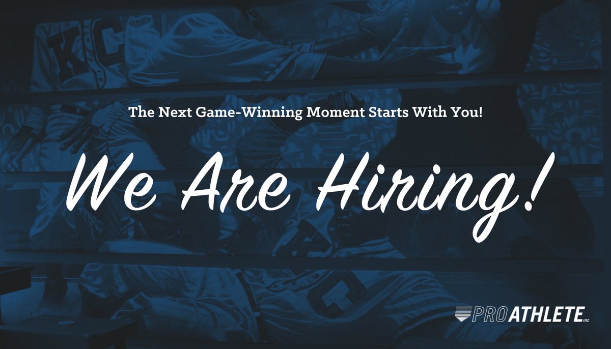 Is a career move in your 2022 playbook? If so, we definitely want to hear from you!

We are searching for a DevOps System Engineer to join our talented team of PROs! 

View this position and other Open Roster Spots by visiting proathleteinc.com/open-roster-sp….
