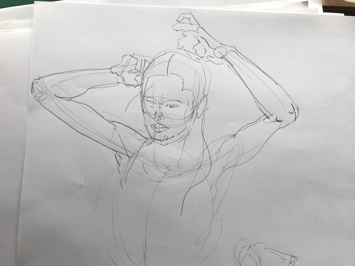 Vimesart's tweet photo. Quite like the energy of this gesture sketch from today so thought I’d share :) . Something about sketching with a mechanical pencil I really love. #sketchbook #illustration #art https://t.co/8kHqzfjAJ9