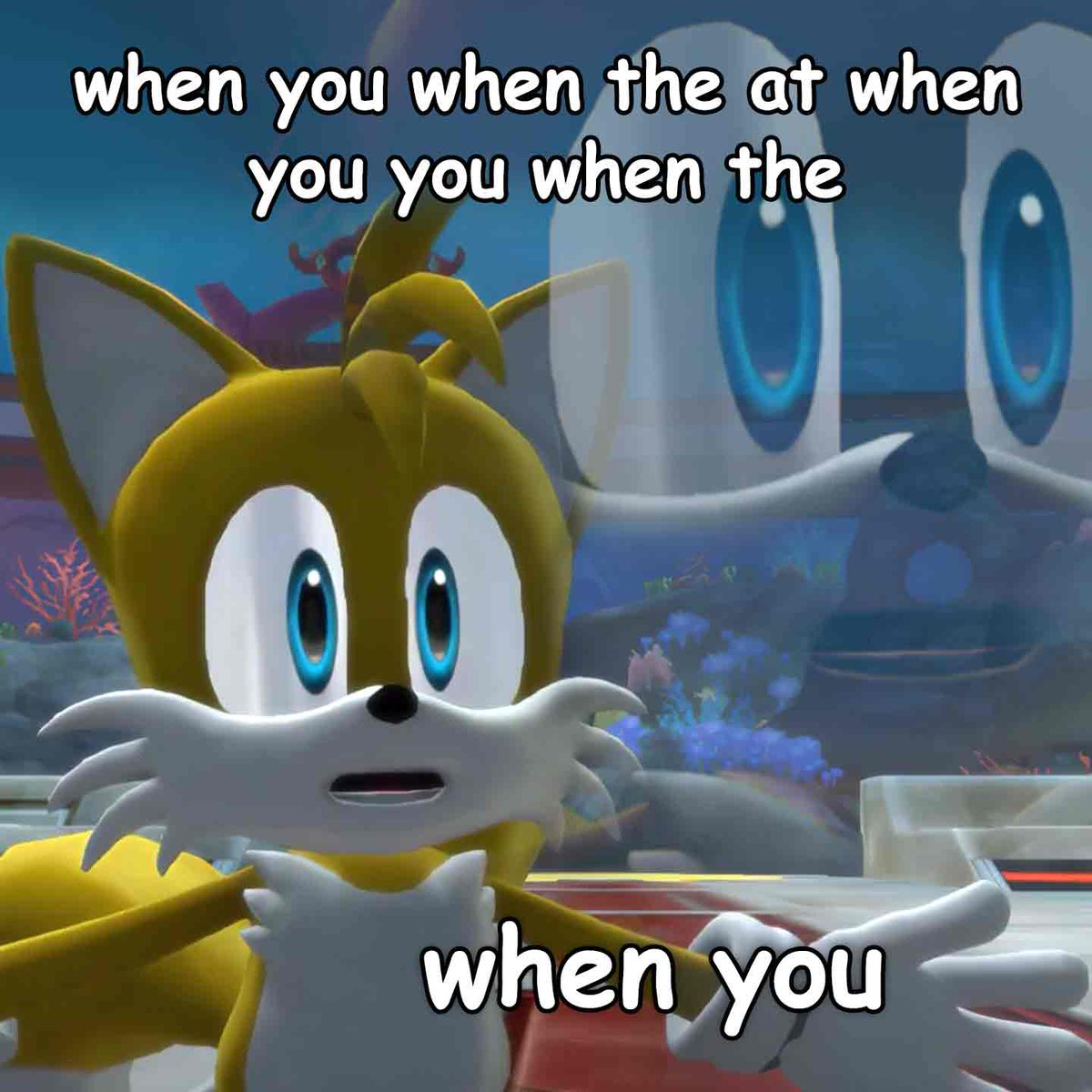 sonic_hedgehog's tweet image. Realizing it's 2022.