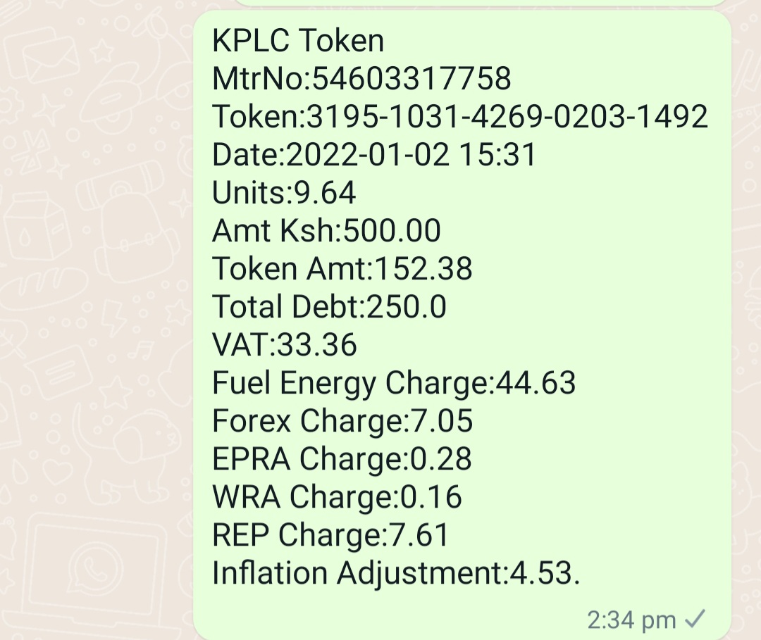 #kplccustomercare why am i getting 9 units for 500 bob!someone explain these outrageous calculations?