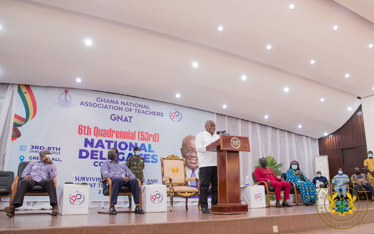 Touching on the vexed issue of laptops for teachers, President Akufo-Addo was glad the supply of laptops was appreciated by teachers, and promised that the other related matters of concern will be addressed.
#EducationForProsperity